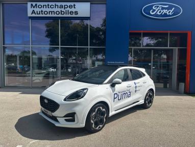 Voir le détail de l'offre de cette FORD Puma 1.0 EcoBoost Hybrid 125ch ST Line X S&S (mHEV) de 2024 en vente à partir de 27 990 € 