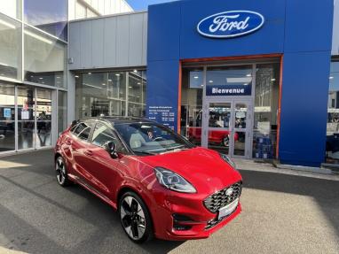 Voir le détail de l'offre de cette FORD Puma 1.0 EcoBoost Hybrid 125ch ST Line S&S Powershift (mHEV) de 2024 en vente à partir de 28 999 € 