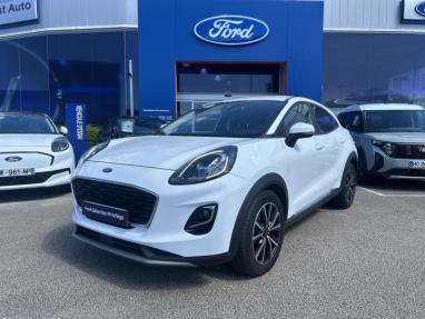 Voir le détail de l'offre de cette FORD Puma 1.0 EcoBoost 125ch mHEV Titanium 6cv de 2021 en vente à partir de 191.94 €  / mois