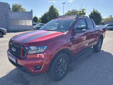 Voir le détail de l'offre de cette FORD Ranger 2.0 TDCi 213ch Super Cab Stormtrak BVA10 de 2022 en vente à partir de 485.8 €  / mois
