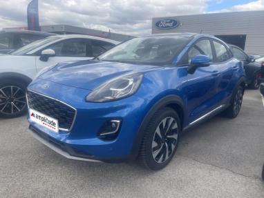 Voir le détail de l'offre de cette FORD Puma 1.0 Flexifuel 125 ch S&S mHEV Titanium de 2024 en vente à partir de 218.5 € / mois
